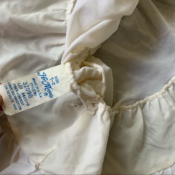 Vintage Her Majesty Girls Slip Dress Petticoat 2T - Picture 3 of 3